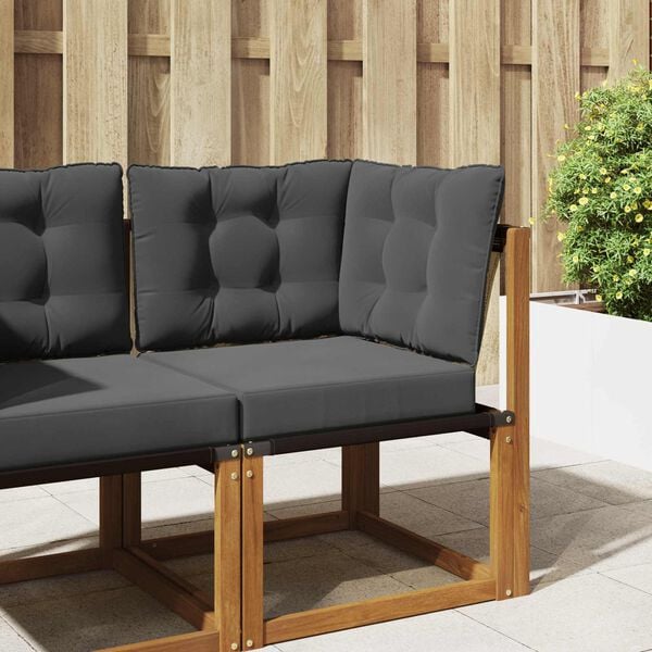 vidaXL Poduszka do sofy na zewnątrz 3 pcs Antracyt Poliester