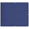 vidaXL Parawan balkonowy, niebieski, 90x1000 cm, 100% poliester Oxford