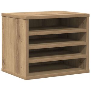 vidaXL Organizator biurka Dąb rzemieślniczy 36 x 26 x 29,5 cm