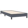 vidaXL Ł&oacute;żko typu Box Spring bez materaca Ciemnoszary 90x220 cm