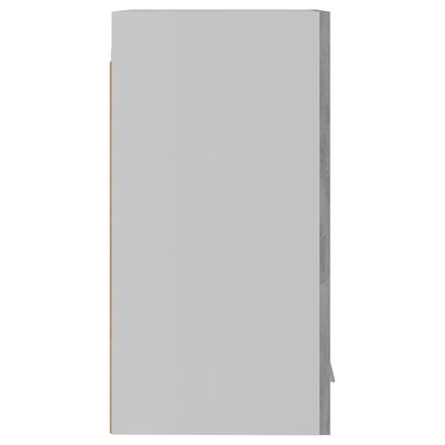 vidaXL Szafka wisząca, szarość betonu, 29,5x31x60 cm