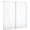 vidaXL Tablica magnetyczna, składana, 80x80x1,7 cm, aluminiowa