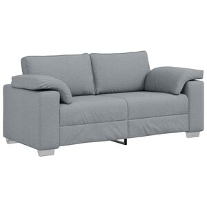 vidaXL Sofa dwuosobowa Jasnoszary 180 cm tkanina