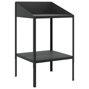 vidaXL Kwietnik, antracytowy, 56,5x54,5x100 cm, stal galwanizowana