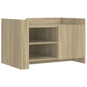 vidaXL Stolik kawowy, dąb sonoma 80x50x50 cm, materiał drewnopochodny