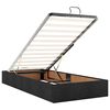 vidaXL Rama ł&oacute;żka otomana bez materaca, czarna, 90x200 cm, tkanina