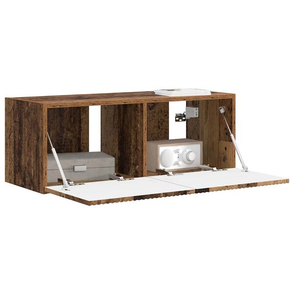 vidaXL Szafka pod telewizor Stare drewno 60 x 31 x 29.5 cm