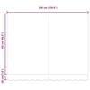 vidaXL Markiza zwijana Czerwony 350 x 250 cm Poliester i aluminium