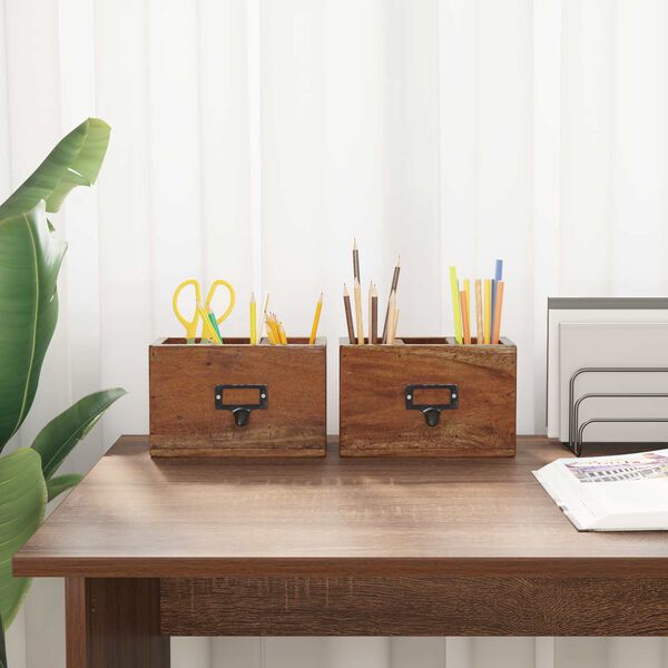 vidaXL Etui na oł&oacute;wki Wielokolorowe 18 x 10 x 12 cm