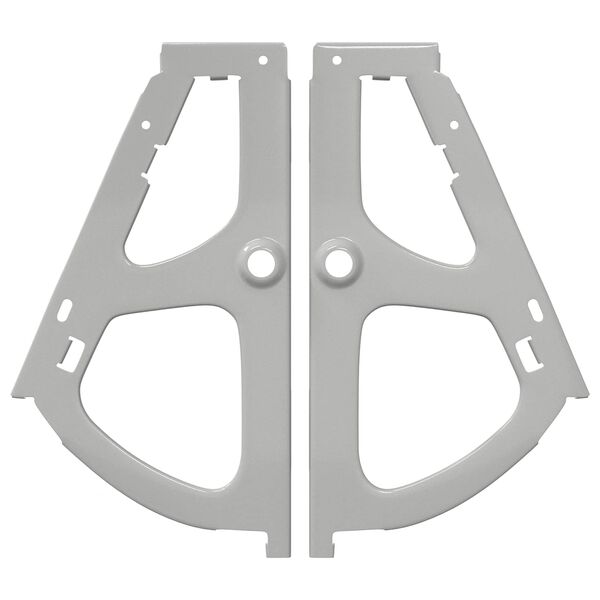 vidaXL Zawias do szuflady Flip 12 pcs Srebrny 235 x 155 x 30 mm Żelazo