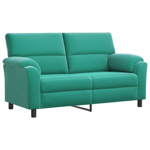 vidaXL Sofa Turkusowy 174 x 85 x 93 cm Welur