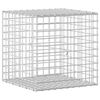 vidaXL Gabion z drutu 3,5 mm i siatką 5x5 cm 50x50x50 cm