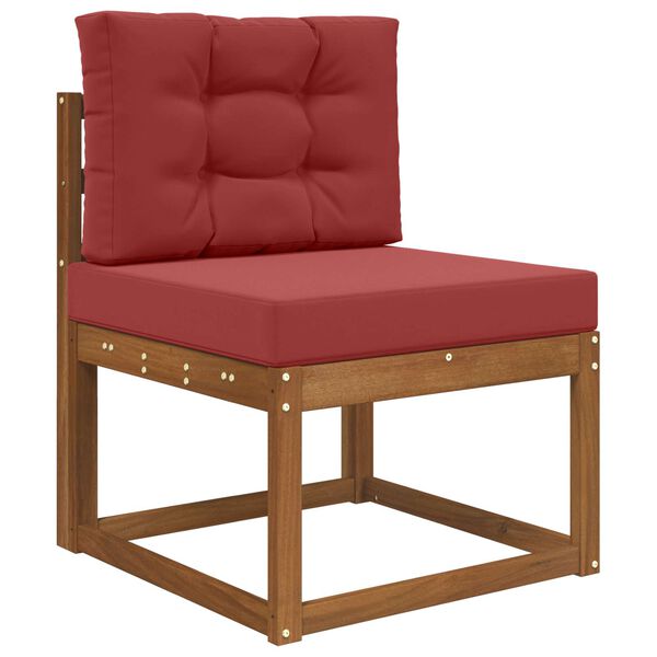 vidaXL Poduszka do sofy na zewnątrz 2 pcs czerwone wino Poliester