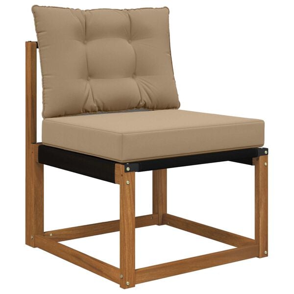 vidaXL Poduszka do sofy na zewnątrz 2 pcs Ciemnoszary Poliester