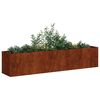 vidaXL Doniczka Rusty 200x40x40 cm Stal nierdzewna