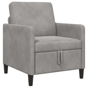 vidaXL Sofa z miejscem do przechowywania jasnoszary 72 x 78 x 87 cm