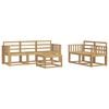 vidaXL Zestaw sof na zewnątrz 6 pcs Biały 59 x 59 x 37 cm