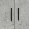 vidaXL Szafka do przechowywania 2 pcs Betonowy szary 118 x 41 x 40 cm