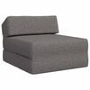 vidaXL Składana Sofa Ł&oacute;żko jasnoszary 60 x 70 x 41 cm tkanina