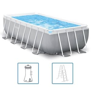 Intex Basen Prism Frame z akcesoriami, prostokątny, 400x200x100 cm