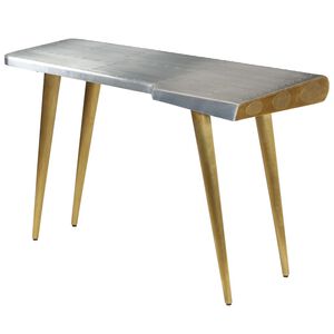 vidaXL Biurko Aviator, w lotniczym stylu vintage, 120 x 60 x 76 cm