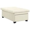 vidaXL Sofa Bed Kremowy 194 x 67 x 82 cm Aksamit
