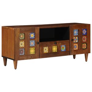 vidaXL Szafka pod telewizor z szufladą orzech włoski 105 x 33 x 46 cm