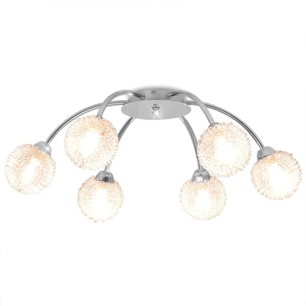 vidaXL Lampa sufitowa na 6 żarówek LED G9 240 W