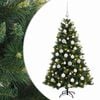 vidaXL Sztuczna choinka z bombką 120 cm 150 LED Ciepła biel