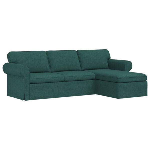 vidaXL Sofa Ciemna zieleń