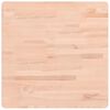 vidaXL Blat do stolika, 50x50x4 cm, kwadratowy, lite drewno bukowe