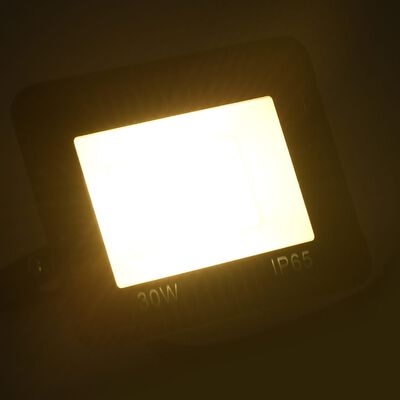 vidaXL Reflektor LED, 30 W, ciepłe białe światło