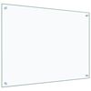 vidaXL Panele ochronne do kuchni, przezroczyste 2 szt. 80x60 cm, szkło