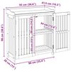 vidaXL Szafka ogrodowa Naturalny 93 x 41,5 x 98 cm Lite Drewno Akacji