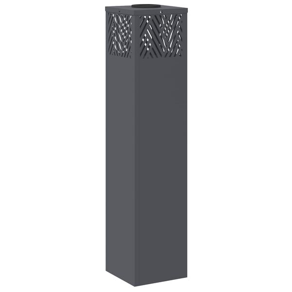 vidaXL Słoneczna LED lampa na ścieżkę 2 pcs Antracyt