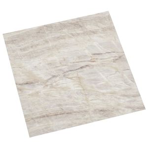 vidaXL Deski podłogowe Brązowy i beżowy 5,11 m&sup2; 55 szt. PVC