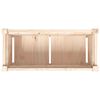vidaXL Donica ogrodowa na nogach, 70x31x70 cm, lite drewno sosnowe