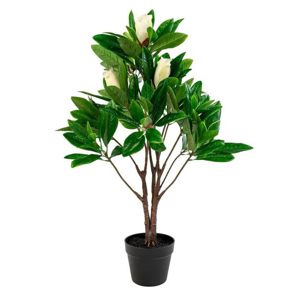 House Nordic Sztuczne drzewko Magnolia, 90 cm, zielone