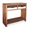 vidaXL Stolik typu konsola z litego drewna akacjowego, 86x30x75 cm