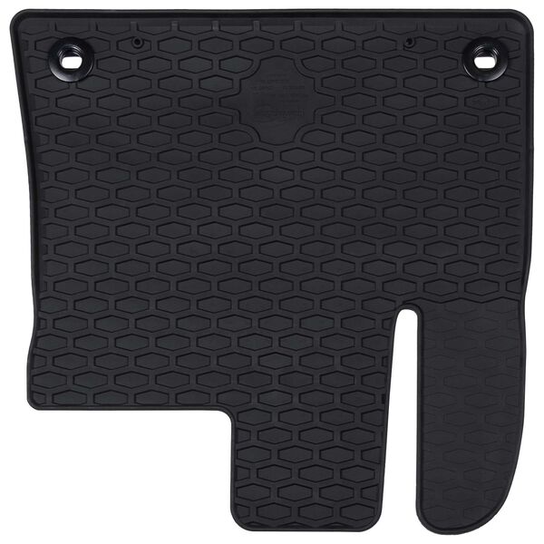 vidaXL Mata samochodowa 4 pcs Czarny TPE