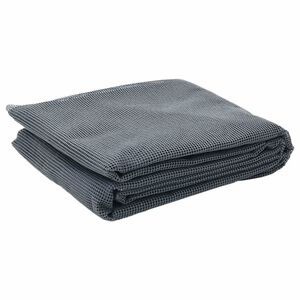 vidaXL Dywan pod namiot Antracyt 200 x 200 cm Poliester