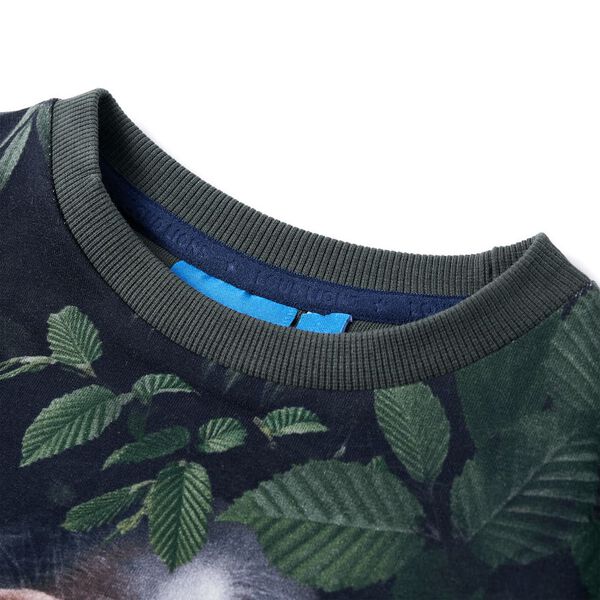 Bluza dziecięca, ciemne khaki, 128