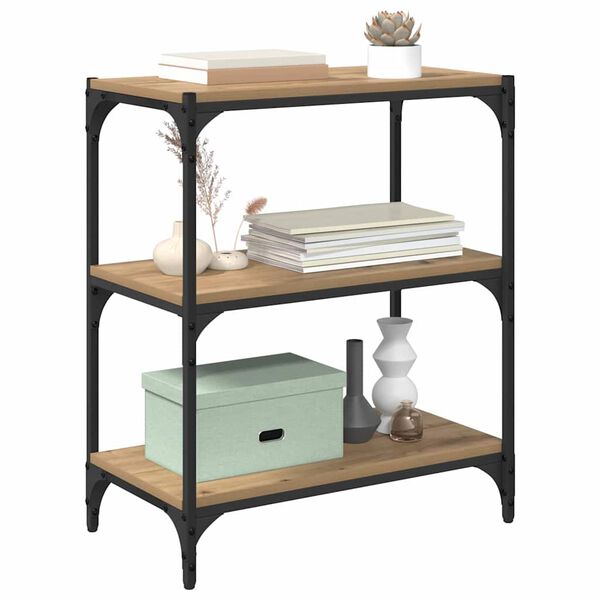 vidaXL Szafka na książki dąb artisan 60 x 33 x 70,5 cm