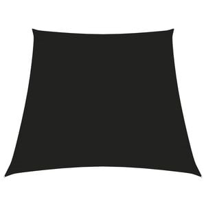 vidaXL Żagiel ogrodowy, tkanina Oxford, trapezowy, 2/4x3 m, czarny