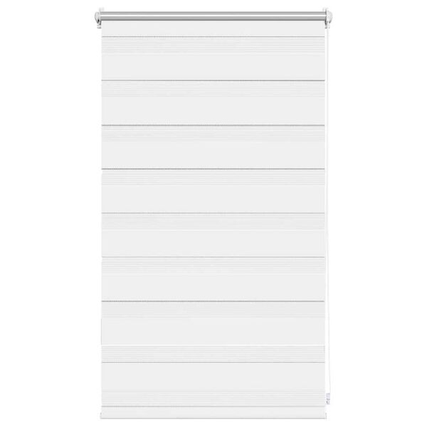 vidaXL Roleta Zebra 50,9x100 cm Szerokość tkaniny 46,7 cm biała