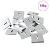 vidaXL Uchwyt do lustra 340 pcs Nikiel 35 x 30 x 8,3 mm Stal