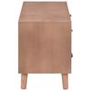 vidaXL Szafka pod TV z 5 szufladami, 90x30x40 cm, lite drewno sosnowe