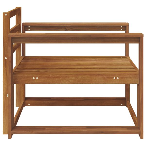 vidaXL Środkowa sofa ogrodowa Lite Drewno Akacji Naturalny