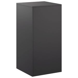 vidaXL Stojak na rośliny Czarny 40 x 40 x 80 cm Stal