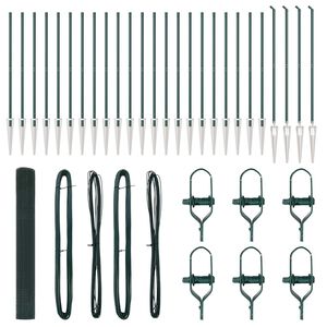 vidaXL Słupek ogrodzeniowy. Zielony 50 x 1,2 m (siatka 19 x 19 mm)